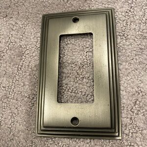 Pewter switch cover